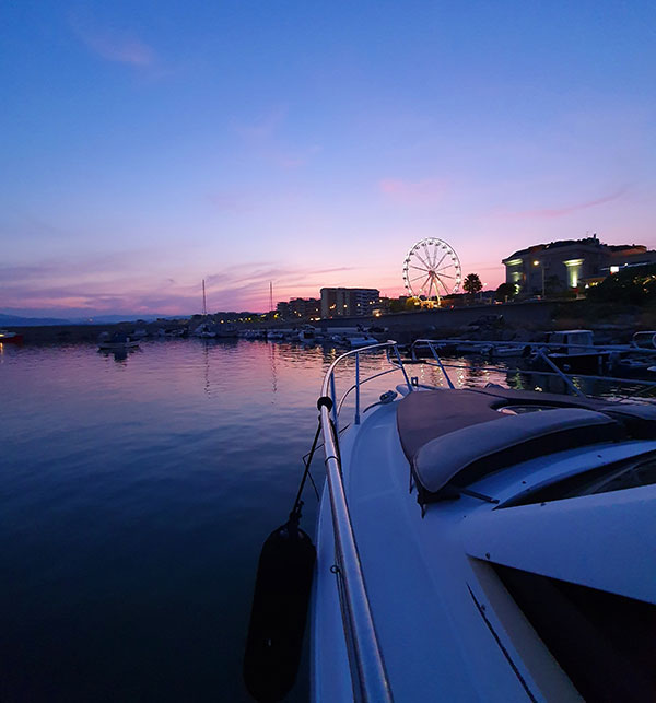 Eventi in barca al tramonto, Catanzaro Lido